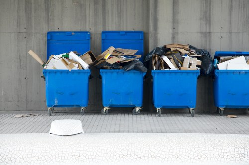 Recycling process for construction materials like steel and aluminum